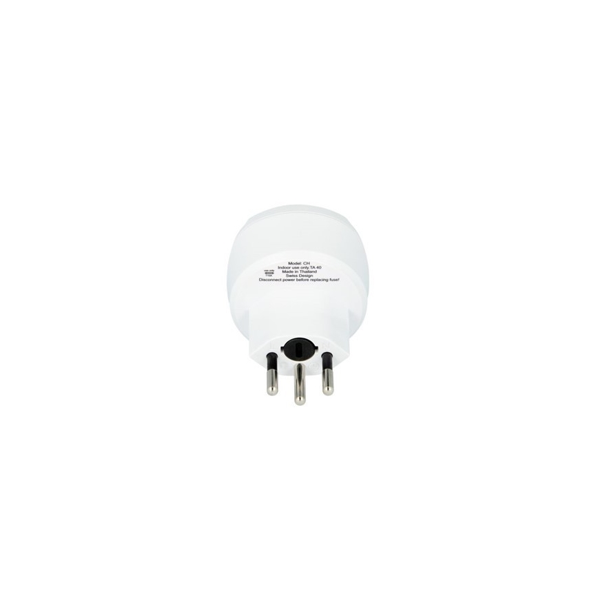 Adapter podróżny do Szwajcarii 230V