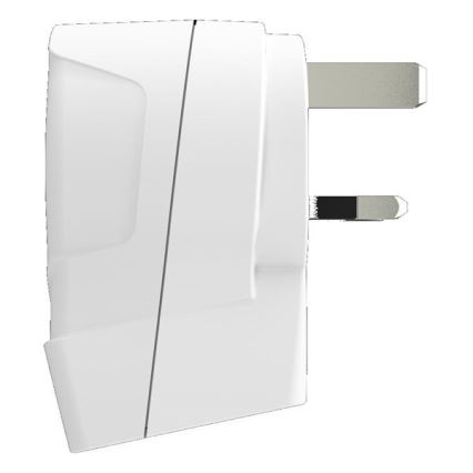 Adapter podróżny do UK 230V + 2x port USB