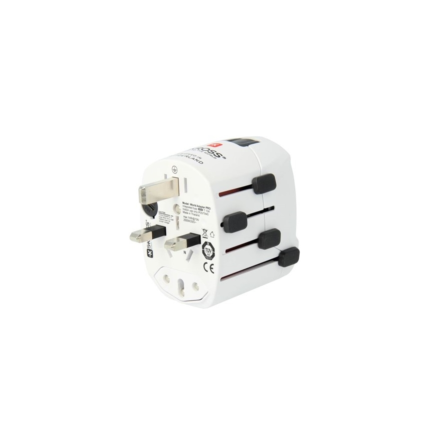 Uniwersalny adapter podróżny 6,3A