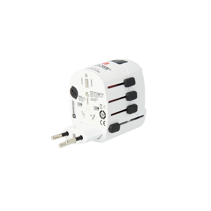 Uniwersalny adapter podróżny 6,3A