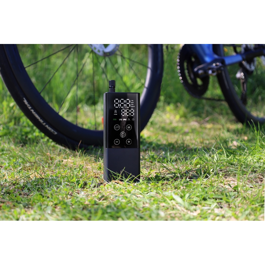 Cyfrowy kompresor kieszonkowy 2000 mAh 5V czarny