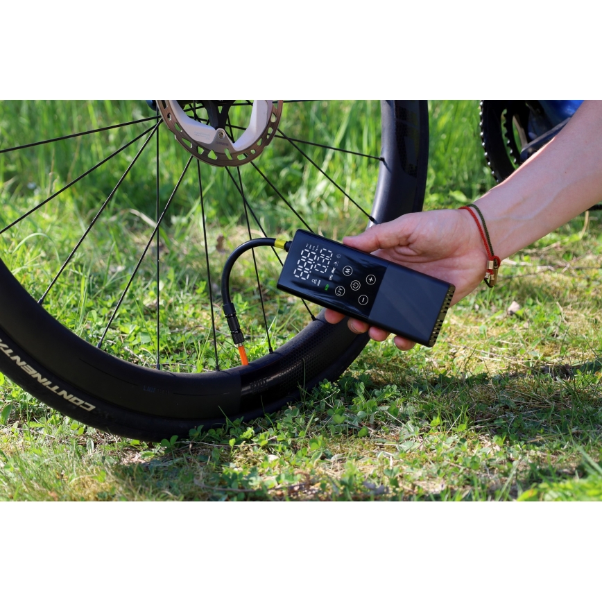 Cyfrowy kompresor kieszonkowy 2000 mAh 5V czarny