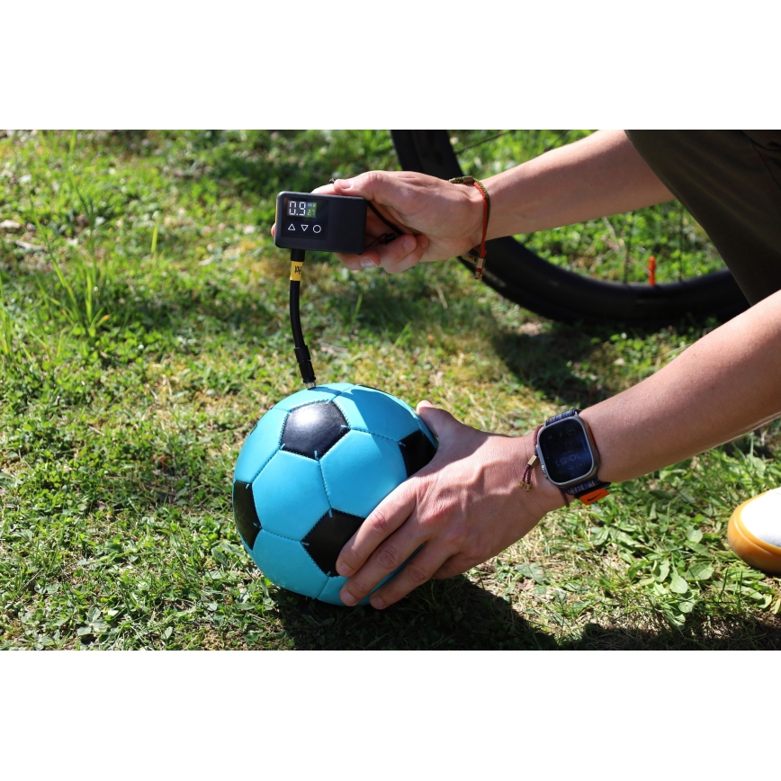 Cyfrowy kieszonkowy kompresor 500 mAh 5V czarny