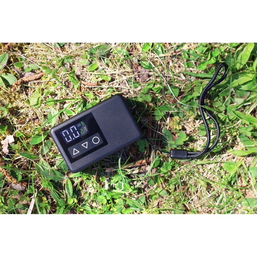 Cyfrowy kieszonkowy kompresor 500 mAh 5V czarny