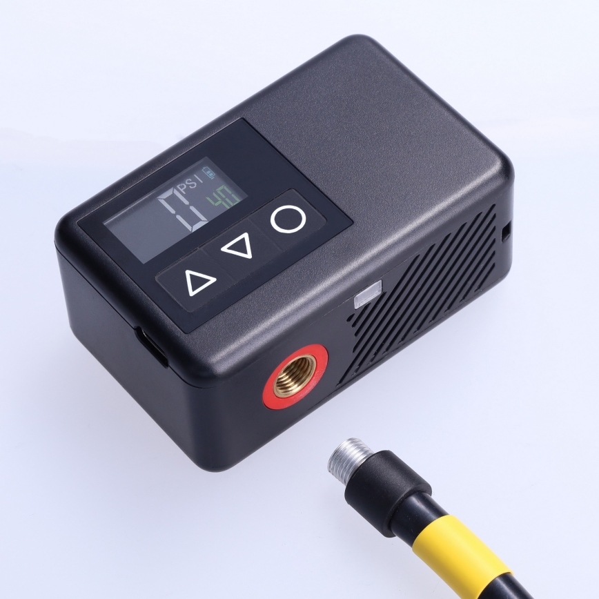 Cyfrowy kieszonkowy kompresor 500 mAh 5V czarny