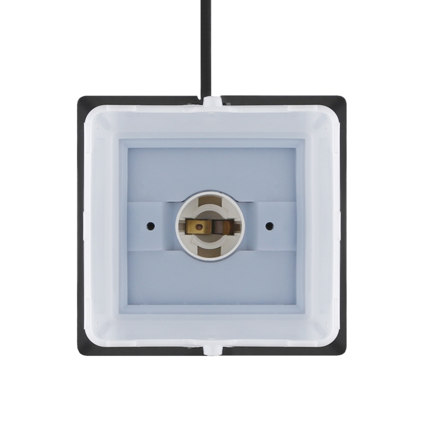 Lampa zewnętrzna z dwoma gniazdkami 1xE14/15W/230V IP44 czarny