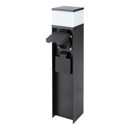Lampa zewnętrzna z 2 oprawkami 1xG9/11W/230V IP44 czarna