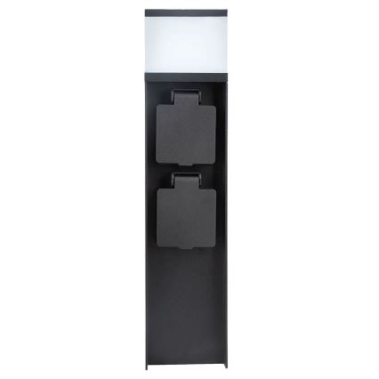 Lampa zewnętrzna z 2 oprawkami 1xG9/11W/230V IP44 czarna