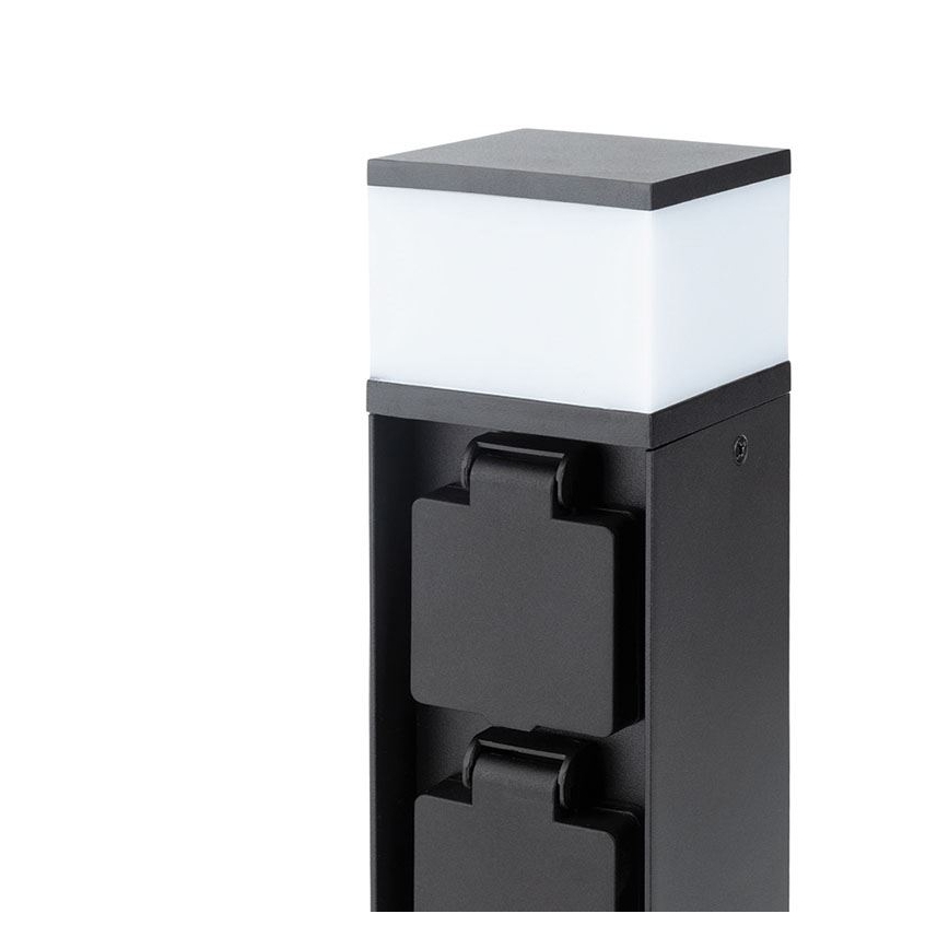 Lampa zewnętrzna z 2 oprawkami 1xG9/11W/230V IP44 czarna