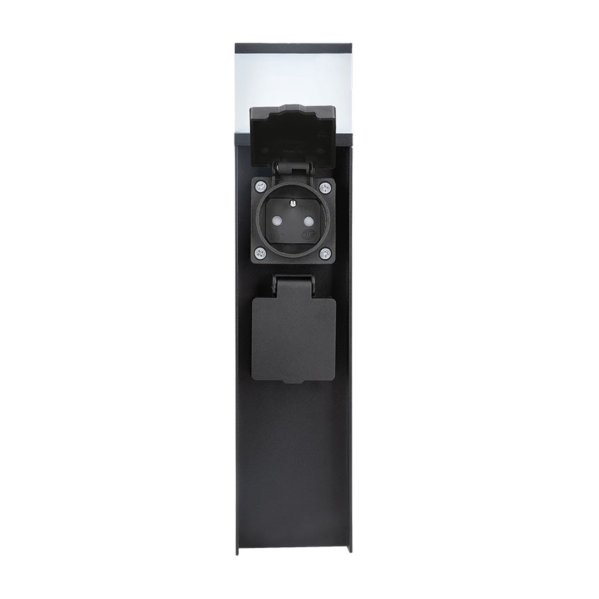 Lampa zewnętrzna z 2 oprawkami 1xG9/11W/230V IP44 czarna