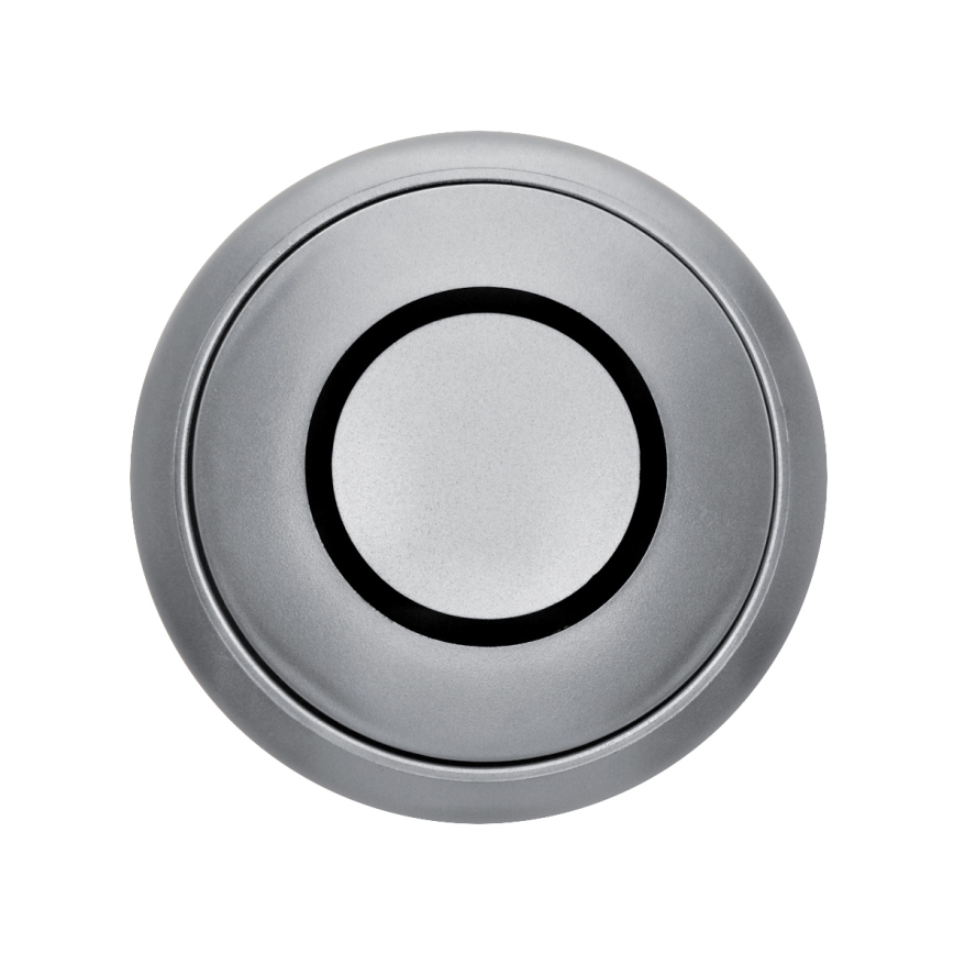 Słupek z gniazdkami do blatu stołu z bezprzewodowym ładowaniem Qi 3x230V + 1xUSB-A + 1xUSB-C srebrno-czarny