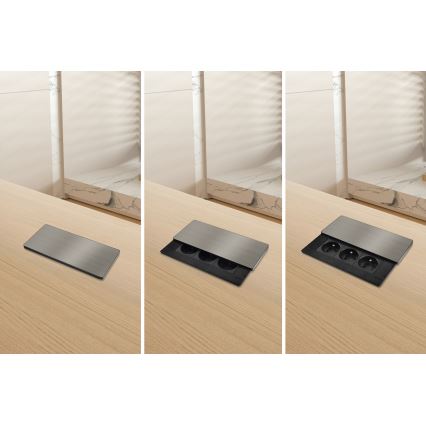 Gniazdo podtynkowe 3Z