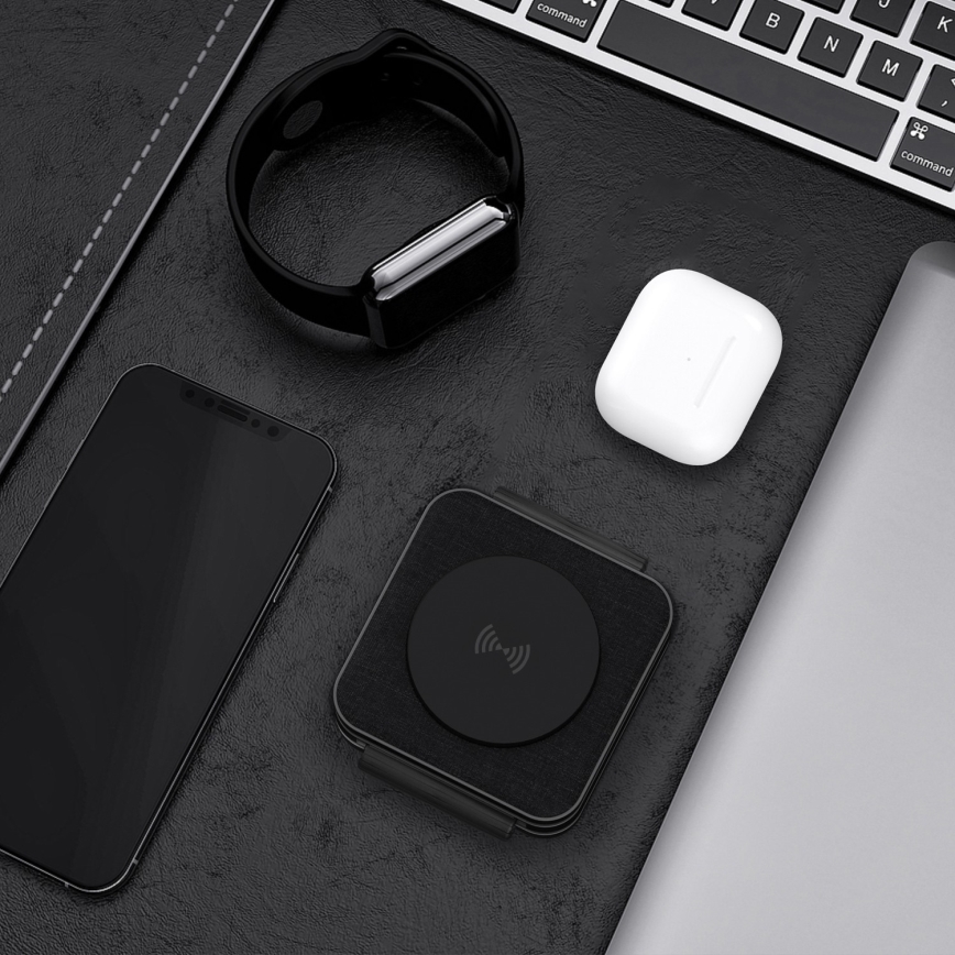 Bezprzewodowa ładowarka 3w1 15W