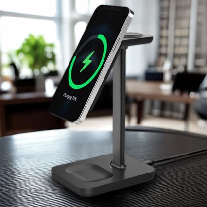 Bezprzewodowa ładowarka biurkowa 3 w 1 23W