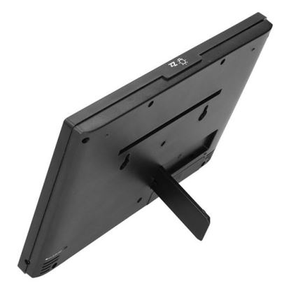 Stacja pogodowa z kolorowym wyświetlaczem, zasilanie 5 V lub 2×AAA, czarna