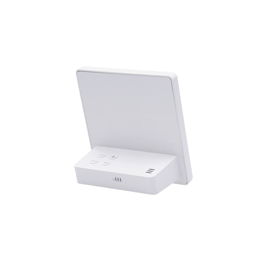 Cyfrowy termometr 5V/2xAAA + 2xAAA biały