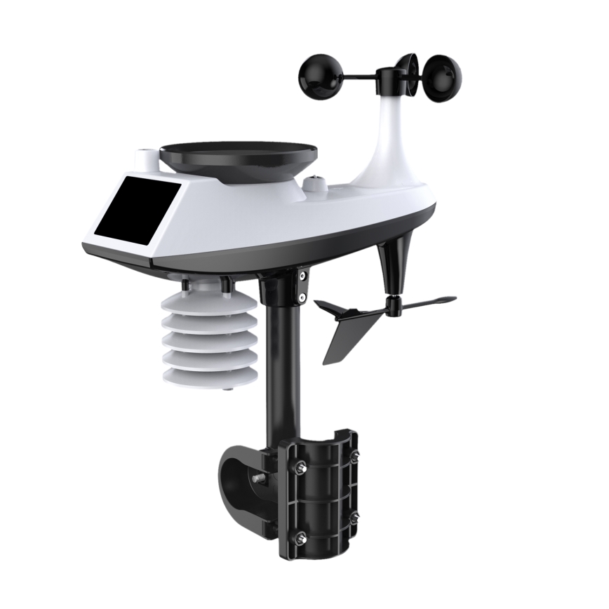 Profesjonalna stacja pogodowa z wyświetlaczem LCD — zasilanie 5V/2xAA + 3xAA + 2xAA, kompatybilna z Wi-Fi Tuya