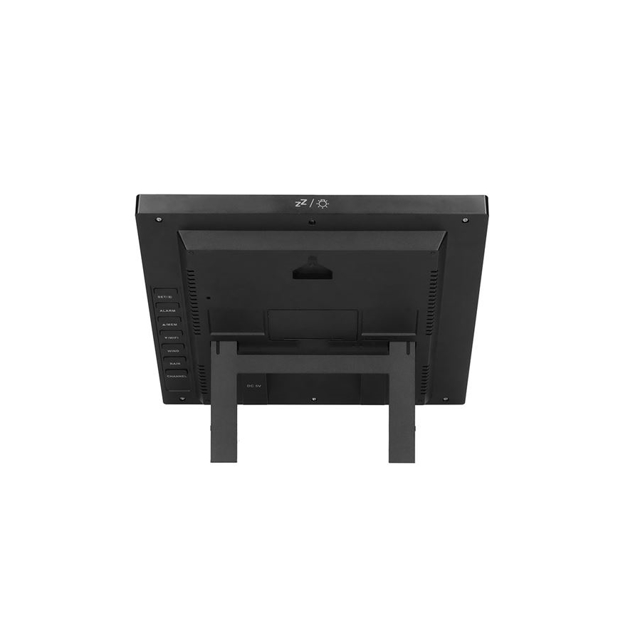 Profesjonalna stacja pogodowa z wyświetlaczem LCD, zasilanie 5V/2xAA + 3xAAA, Wi-Fi