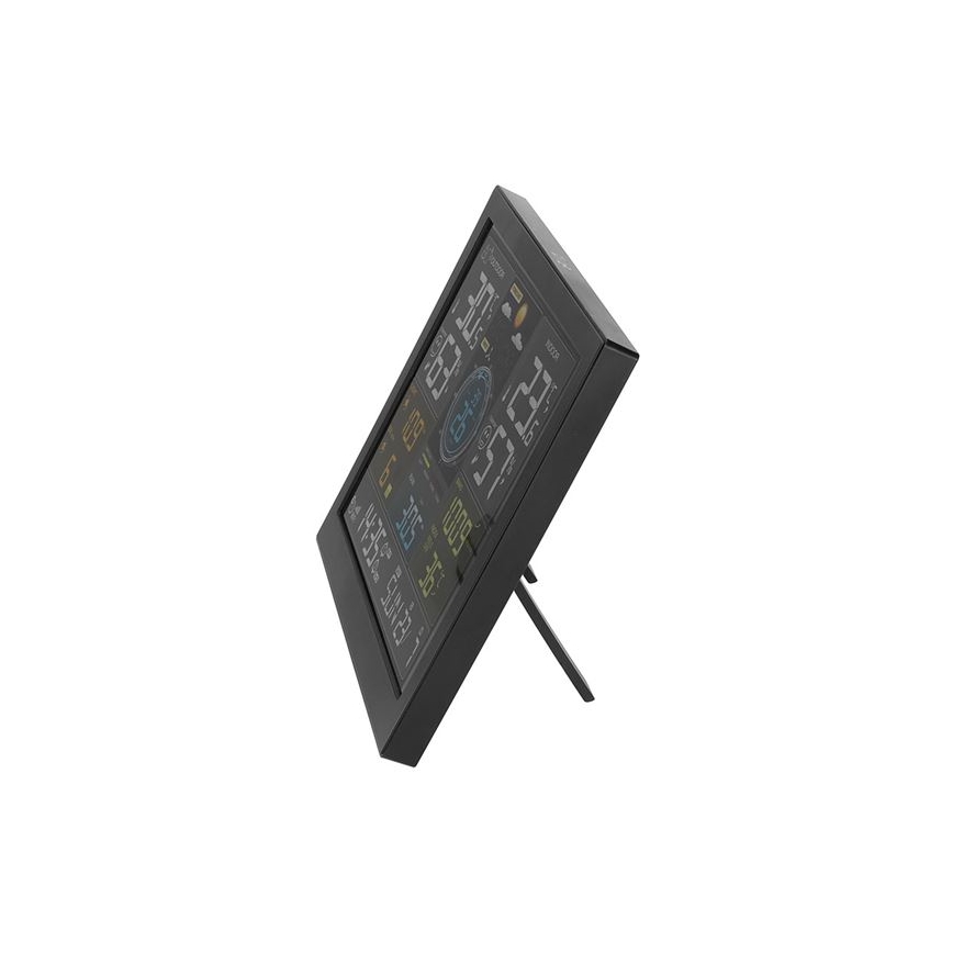 Profesjonalna stacja pogodowa z wyświetlaczem LCD, zasilanie 5V/2xAA + 3xAAA, Wi-Fi