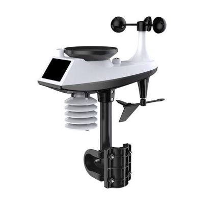 Profesjonalna stacja pogodowa z wyświetlaczem LCD, zasilanie 5V/2xAA + 3xAAA, Wi-Fi