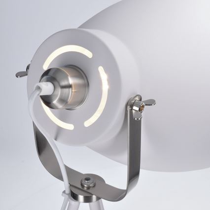 Lampa podłogowa 1xE27/60W/230V biały 145cm