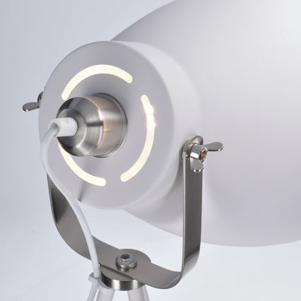 LED Lampa podłogowa 1xE27/10W/230V biały 145cm