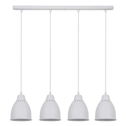 LED Żyrandol 4xE27/10W/230V biały 14cm