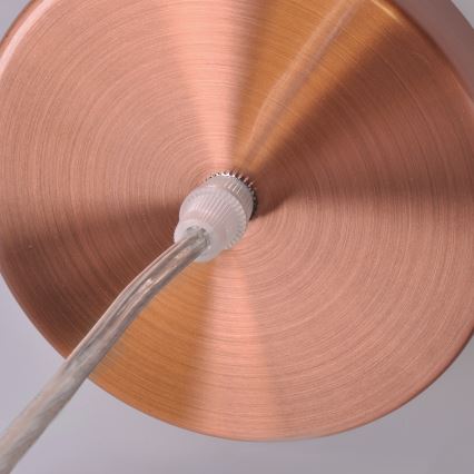 Żyrandol 1xE27/60W/230V zielony 30cm
