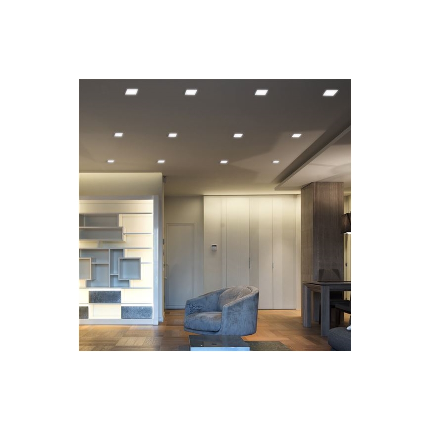 Oprawa wpuszczana sufitowa LED/24W/230V 3000/4000/6000K 30x30 cm biała