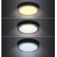 LED Plafon LED/12W/230V 3000/4000/6000K czarny okrągły