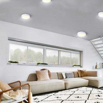 Oprawa sufitowa LED/12W/230V 3000/4000/6000K śr. 17 cm biała