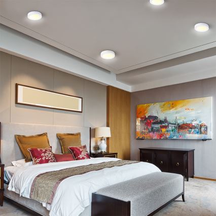 Plafon LED/18W/230V 3000/4000/6000K Ø 22,5 cm biały