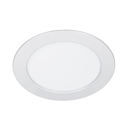 Panel LED natynkowy/wpuszczany 2w1 LED/12W/230V 3000/4000/6000K śr.17 cm IP54 srebrny