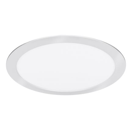 LED panel przysufitowy/wpuszczany 2 w 1 18W/230V 3000/4000/6000K śr. 22,5 cm IP54 srebrny