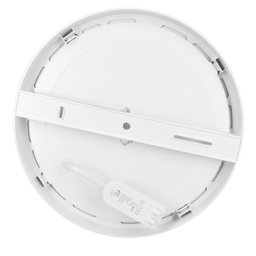 Panel LED natynkowy/wpuszczany 2 w 1 24W/230V 3000/4000/6000K śr. 30 cm IP54 biały