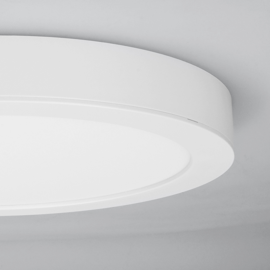 Panel LED natynkowy/wpuszczany 2 w 1 24W/230V 3000/4000/6000K śr. 30 cm IP54 biały