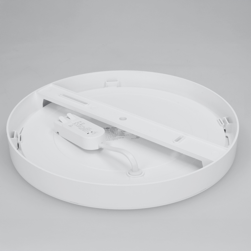 Panel LED natynkowy/wpuszczany 2 w 1 24W/230V 3000/4000/6000K śr. 30 cm IP54 biały
