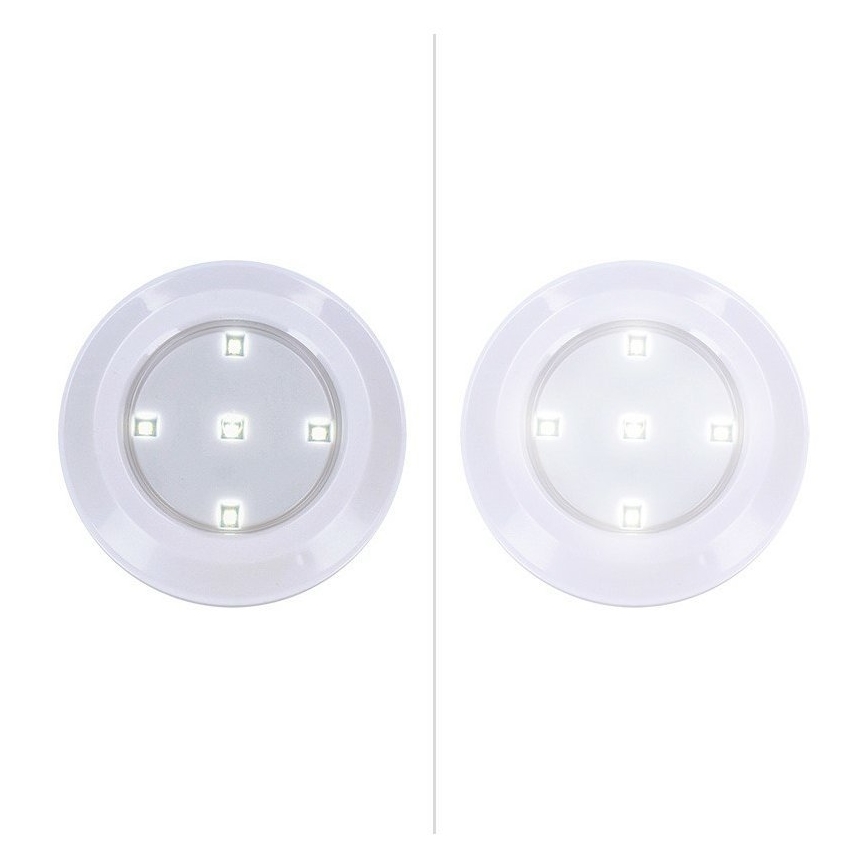 SADA 3x LED Oświetlenie ściemnialne z pilotem zdalnego sterowania LED/3xAAA
