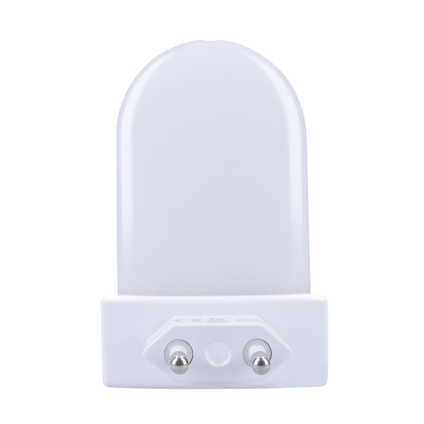 LED RGB Lampka orientacyjna z czujnikiem zmierzchu LED/0,5W/230V