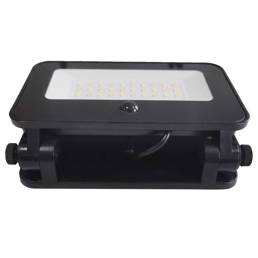 LED Ściemnialny naświetlacz solarny z czujnikiem ruchu i zmierzchu LED/6W/2200 mAh 3000/4000/6500K IP65