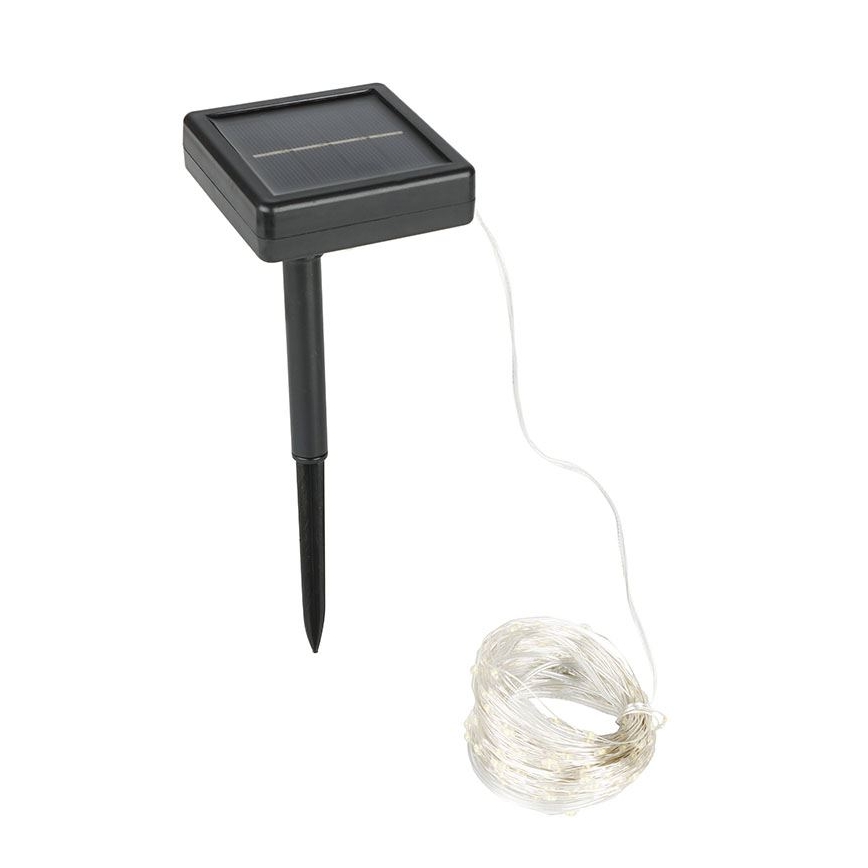 Solarny łańcuch dekoracyjny LED 22 m, 3,7 V, 800 mAh