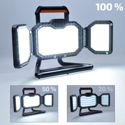 LED Ściemnialny naświetlacz akumulatorowy LED/30W/6600 mAh 4000K IP54