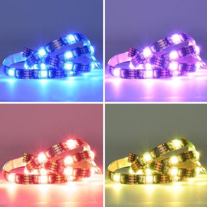 LED RGB ściemnialna taśma do TV LED/6W/5V Wi-Fi Tuya + pilot 0,5m