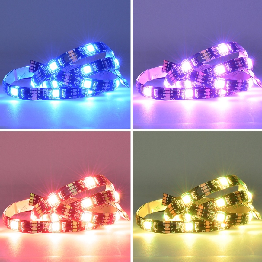 LED RGB ściemnialna taśma do TV LED/6W/5V Wi-Fi Tuya + pilot 0,5m