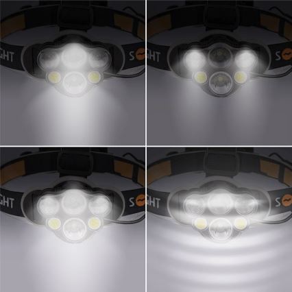 LED Czołówka akumulatorowa LED/USB IP44