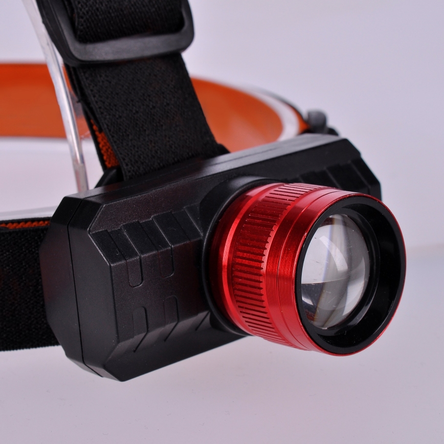 LED Czołówka akumulatorowa LED/3W/USB IP44
