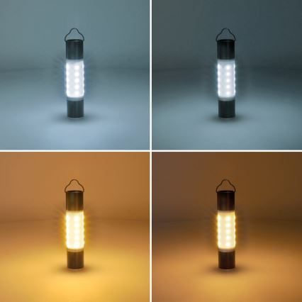 LED Ładowalna latarka kempingowa z funkcją power banku LED/1500 mAh 3,7V IP44