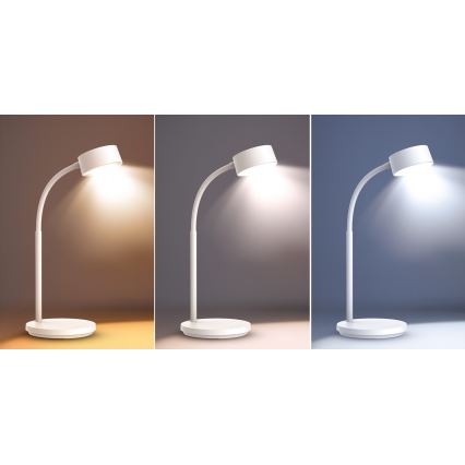 LED Ściemnialna dotykowa lampa stołowa LED/4,5W/5V 3000/4000/6500K biały