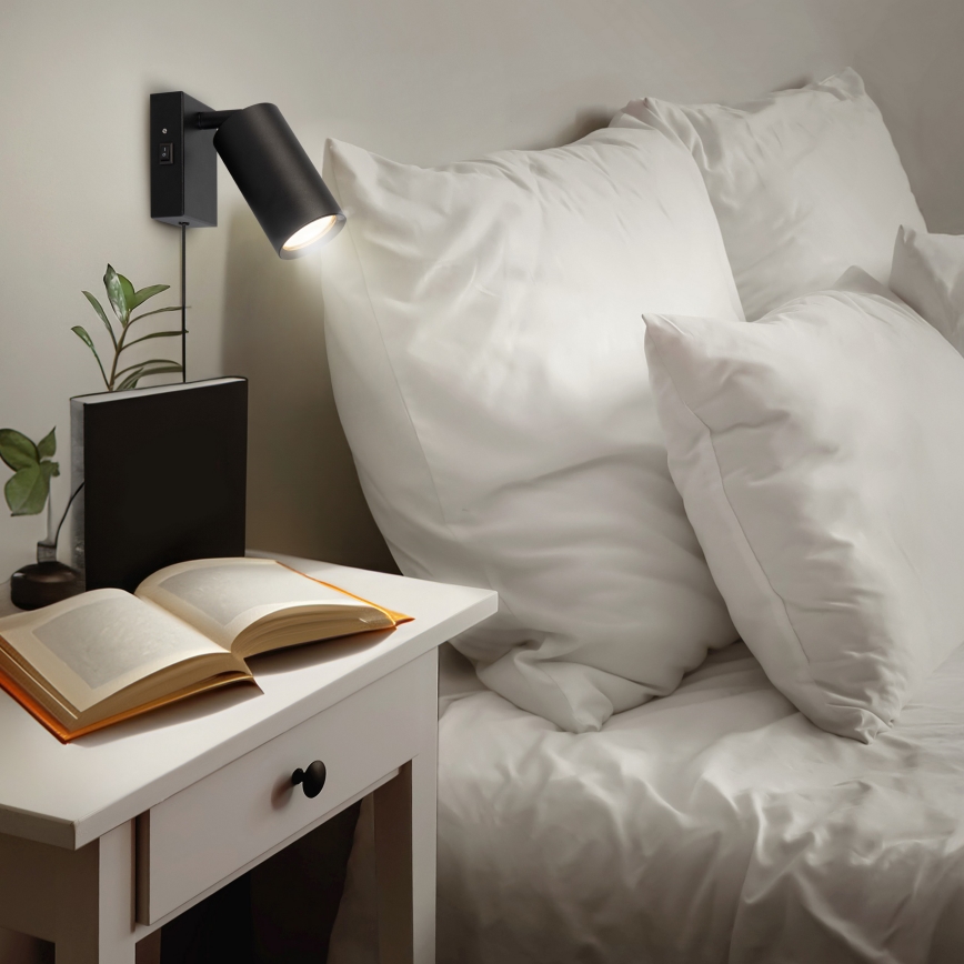 Kinkiet CELE 1xGU10/30W/230V czarny