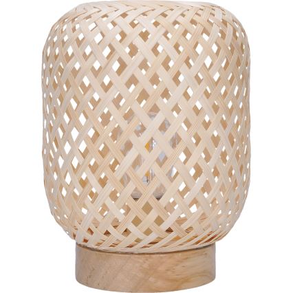 LED Dekoracyjna Lampa stołowa BOHO LED/2xAAA rattan